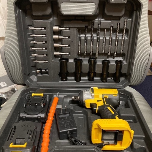 ✨新品✨Vgorgor 電動インパクトレンチ 充電式 インパクトレンチ タイヤ交換 強力