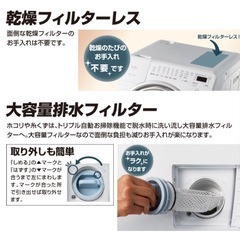 全国最安【展示品】2025年製ROROドラム式洗濯乾燥機　自動お掃除　配達無料！の画像