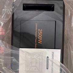 新品未使用　ポータブル電源とソーラーセット　の画像