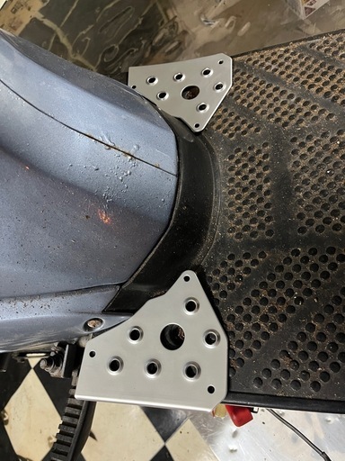 アドレスv100 Sアルミステップ