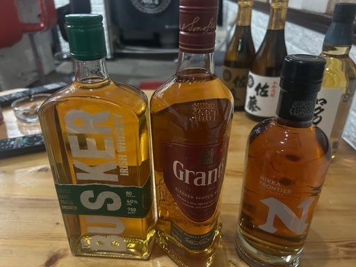 ウィスキー、焼酎６本セット