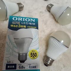 明るさ3段階～LED電球6個セットの画像