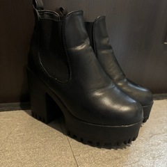 GRL グレイル 厚底サイドゴア ショートブーツの画像