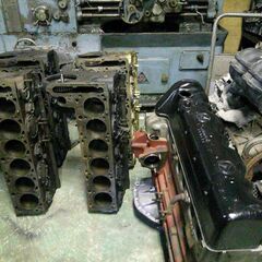 MB-113SL-加工済み各種エンジン部品取り付け実施中-要予約-内燃機業務常設の画像