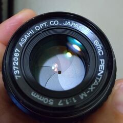 優良品　PENTAX SMC PENTAX-M 50mm F1.7の画像