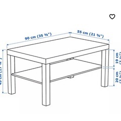 引き取り手がいないと捨ててしまいます。 IKEA ローテーブルの画像