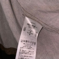 【新品未使用】ニコアンド ペイズリーチェック開襟シャツ Lサイズの画像