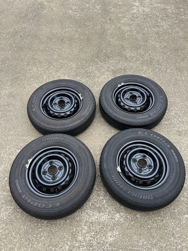 HONDA NVAN 純正タイヤ 4本セット 7,000キロ走行