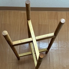 7月末終了 木製プランタースタンドの画像