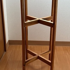 7月末終了 木製プランタースタンドの画像