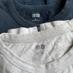 UNIQLOメンズ XL　クルーネックTシャツ　半袖の画像