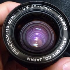 極上品 PENTAX-110 20-40mm F2.8