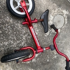 無料　状態悪16インチこども自転車　ストライダー風足蹴バイクの画像