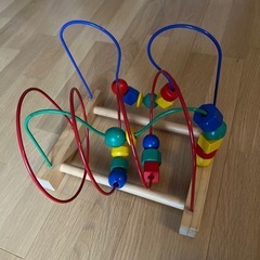 ビーズコースター　知育玩具