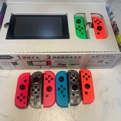 値下げ　任天堂Switch   ソフト、未確認コントローラー6個付きの画像