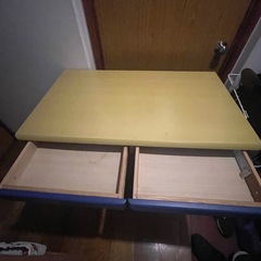 木製デスク 幅900×奥行530×高730の画像
