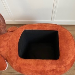 トナカイ　アニマルスツール　椅子置物の画像