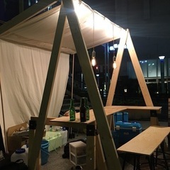 夏用マルシェ　屋台の画像
