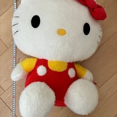 ハローキティ　じゃんぼぬいぐるみの画像