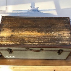 良品✨東谷 トランクテーブル IW-352 アンティーク　キャンプの画像
