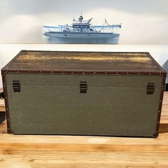 良品✨東谷 トランクテーブル IW-352 アンティーク　キャンプの画像