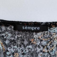 sempre 総柄レースタンクトップの画像