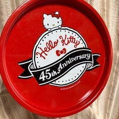 ハローキティ　４５周年記念缶　の画像