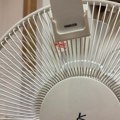 YAMAZEN扇風機2017製リモコン付きの画像