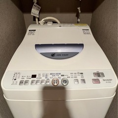 SHARPシャープ洗濯乾燥機 ES-TG55L-Aの画像
