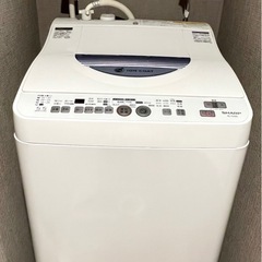 SHARPシャープ洗濯乾燥機 ES-TG55L-Aの画像