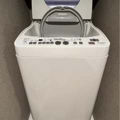 SHARPシャープ洗濯乾燥機 ES-TG55L-Aの画像