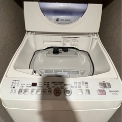 SHARPシャープ洗濯乾燥機 ES-TG55L-Aの画像