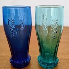 レア・コークグラス×2　9月末までのお取引です、早い者勝ちの画像