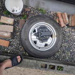 JB23　ジムニースペアタイヤの画像