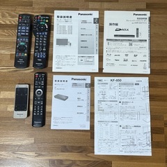 Panasonic VIERA 55インチ 4K液晶テレビ＋ブルーレイ・ディスクレコーダー DIGA＋壁寄スタンドの画像