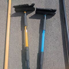 受付終了 スノースコップ、スノーブラシ 一式の画像