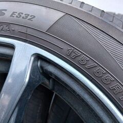TOYOTA  ルーミー 夏15インチ★人気色★ トヨタ タンク ダイハツ トール 三菱 ミラージュ【富山】ヨコハマ 175/55R15 中古４本 15イの画像