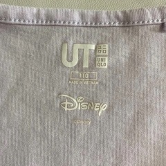 110サイズ　ユニクロ　プリンセス　Tシャツ の画像