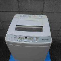 【配送出来ます】AQUA 全自動洗濯機 AQW-S60H 6kg （近くなら配送も可能です。宅配もお問合せ下さい）の画像