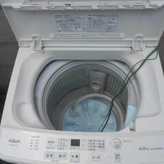 【配送出来ます】AQUA 全自動洗濯機 AQW-S60H 6kg （近くなら配送も可能です。宅配もお問合せ下さい）の画像