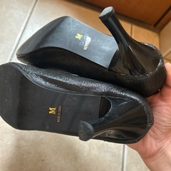 ラメ ヒール　パンプス Mサイズの画像