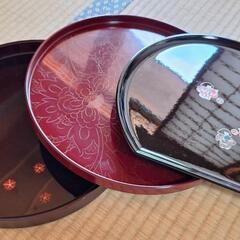【新品】レトロ　おぼん　3枚セットの画像