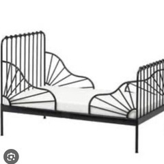 IKEA minnen キッズ 
ベッド　伸長式 