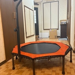 トランポリン　手すり付きの画像