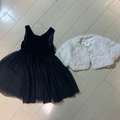 H&M 　90サイズ　女の子　ドレスの画像