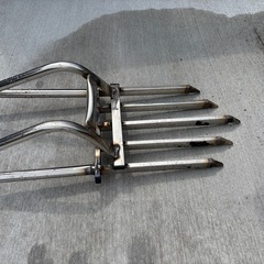 土を耕す簡易器具の画像