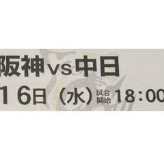 7月16日(水)甲子園　阪神タイガースvs中日　ライト外野2枚
