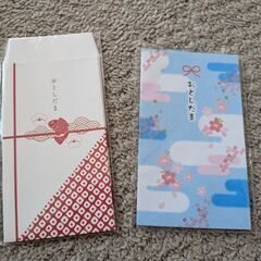 未使用　おとしだま袋　ポチ袋　6枚の画像