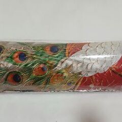 折りたたみ日傘　孔雀デザインの画像