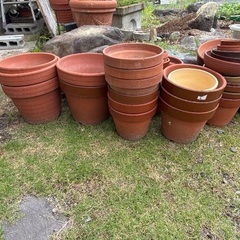 植木鉢各種の画像